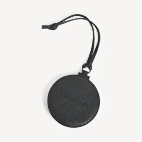 Damen-Tasche «Le City Round Mirror» mit Anhänger in Schwarz