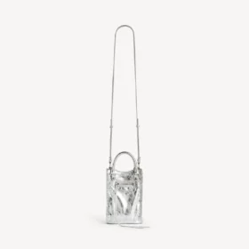 Damen-Tote «Le City» mit Handyhalter in Silber