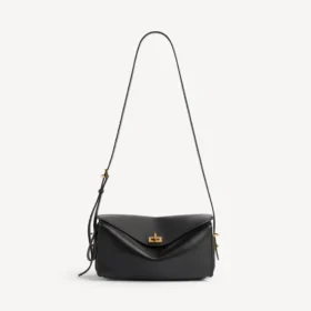 Damen-Umhängetasche «Le 7» Medium in Schwarz