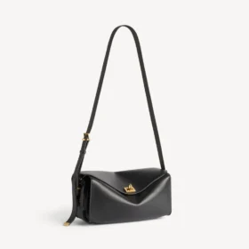 Damen-Umhängetasche «Le 7» Medium in Schwarz