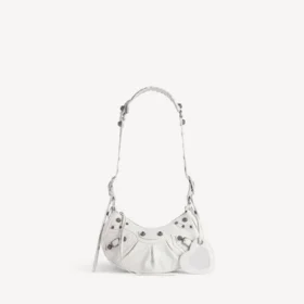 Damen-Umhängetasche «Le Cagole» XS in Weiss