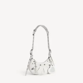 Damen-Umhängetasche «Le Cagole» XS in Weiss