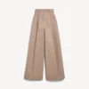 Damenhose mit hoher Taille in der Farbe «Dune»