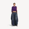 Damenhose «Tulipe» in Dark Ocean