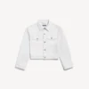 Damenjacke «Wings Classic» im Boxy-Schnitt in Weiss Damenjacke «Wings Classic» im Boxy-Schnitt in Weiss