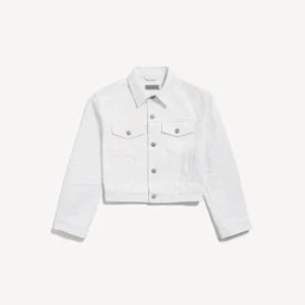 Damenjacke «Wings Classic» im Boxy-Schnitt in Weiss