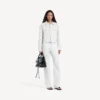 Damenjacke «Wings Classic» im Boxy-Schnitt in Weiss Damenjacke «Wings Classic» im Boxy-Schnitt in Weiss
