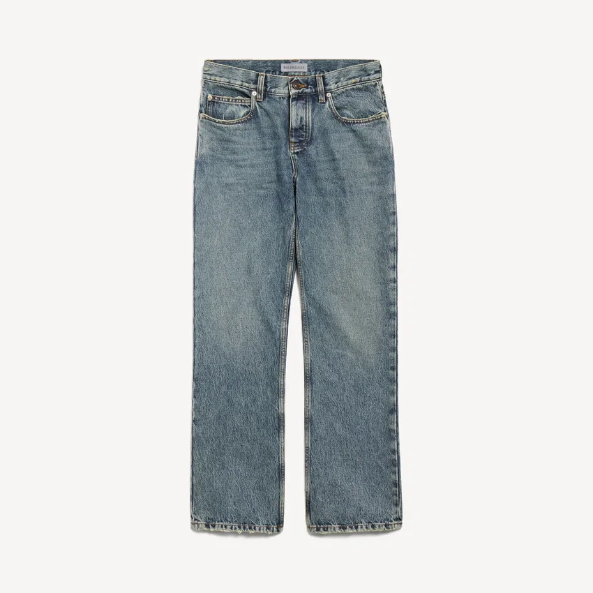 Damenjeans in Regular-Fit in schmutzigem Vintage-Blau Damenjeans in Regular-Fit in schmutzigem Vintage-Blau