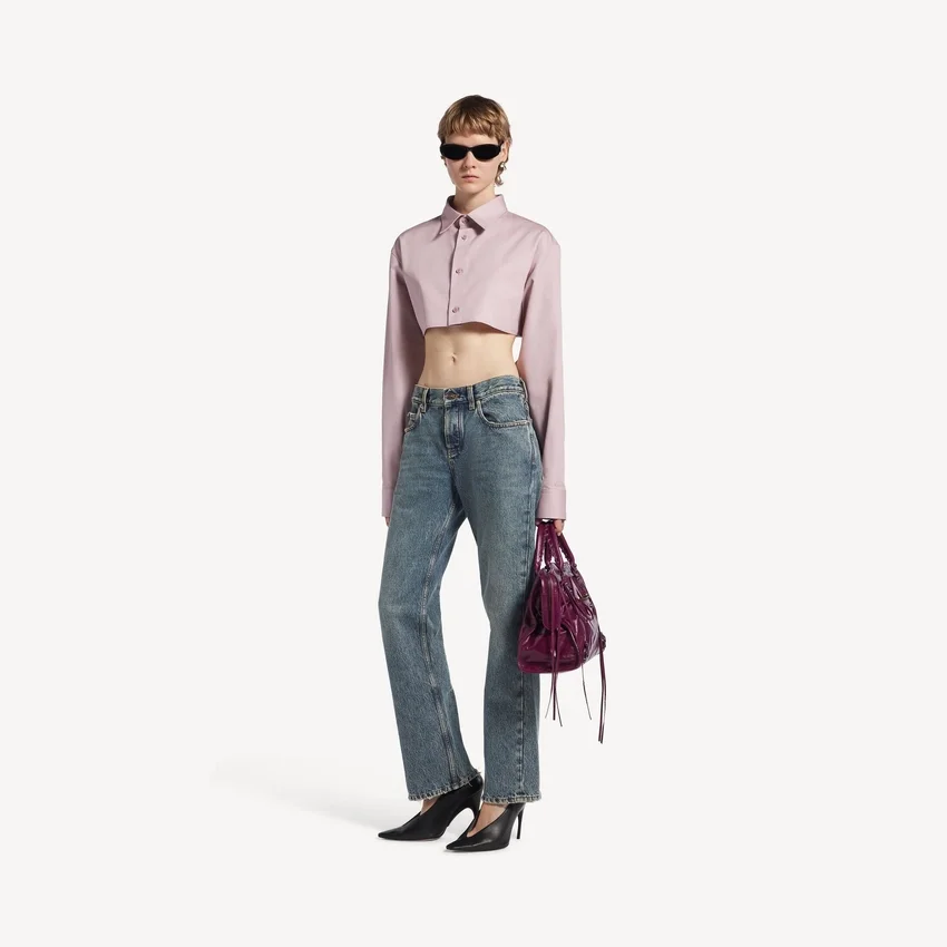 Damenjeans in Regular-Fit in schmutzigem Vintage-Blau Damenjeans in Regular-Fit in schmutzigem Vintage-Blau