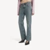 Damenjeans in Regular-Fit in schmutzigem Vintage-Blau Damenjeans in Regular-Fit in schmutzigem Vintage-Blau