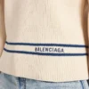 Damenpullover mit U-Boot-Ausschnitt in Marineblau/Weiss Damenpullover mit U-Boot-Ausschnitt in Marineblau/Weiss