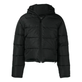 Daunenjacke mit kleinem Logo-Print «Schwarz» 556231TYD331000