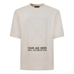 DEINE ANZEIGE HIER Oversize-T-Shirt «Beige» 676589TLVF49054