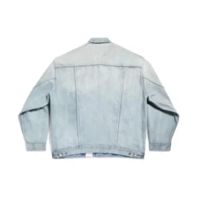 Denim-Grössenetikett-Jacke «Blue» 767947TDW144016
