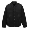 Denim-Jacke «Black» mit Gaffer-Tape-Motiv für das Political Campaign 724651TNW111700