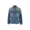 Denim-Jacke mit Emblem-Patch auf der Rückseite «Blue» 697781TBP484455