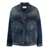 Denim-Jacke mit gesticktem Logo «Blue» 671889TJW754021