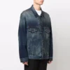Denim-Jacke mit gesticktem Logo «Blue» 671889TJW754021