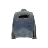 Denim-Jacke mit Knopfleiste und Bleach-Effekt «Blue» 724651THW254245