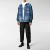 Denim-Jacke mit Logo am Kragen «Blau» 571324TCW032340