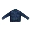 Denim-Jacke mit Logo auf der Rückseite «Blue» 557351TBP484009
