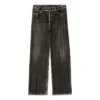 Denim-Trompe-L’oeil-Hose «Black» 751503TOL991000
