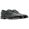 Derby-Schuhe mit Logo-Zehenkappe «Schwarz» 590716WA7201000