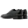 Derby-Schuhe mit Logo-Zehenkappe «Schwarz» 590716WA7201000