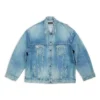 Destroyed-Denim-Jacke «Blue» 727840TNW014268