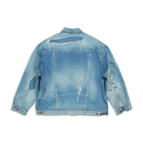Destroyed-Denim-Jacke «Blue» 727840TNW014268