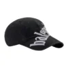 Diagonal-Baseballkappe «Schwarz-Weiss» 680738410B20107