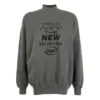 Dies ist nicht der neue Balenciaga-Logo-Pullover «Dark Grey» 652981TKVE41069