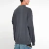 Dies ist nicht der neue Balenciaga-Logo-Pullover «Dark Grey» 652981TKVE41069