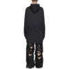 DIY College-Hoodie «Black» 744463TOVK21055