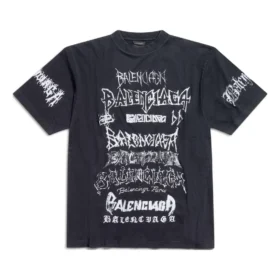 Diy Metal T-Shirt «Black White» 641675TPVO31569