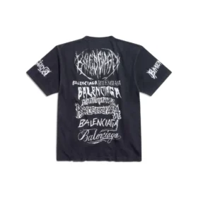 Diy Metal T-Shirt «Black White» 641675TPVO31569