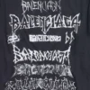 Diy Metal T-Shirt «Black White» 641675TPVO31569
