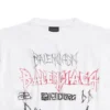 Diy Metal T-Shirt «White Black Red» 641675TPVO29065