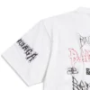 Diy Metal T-Shirt «White Black Red» 641675TPVO29065