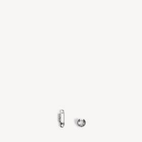 DIY-Ohrstecker für Männer in Silber