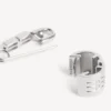 DIY-Ohrstecker für Männer in Silber