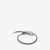 DIY-Reissverschluss-Armband in glänzendem Silber/Antiksilber/Schwarz