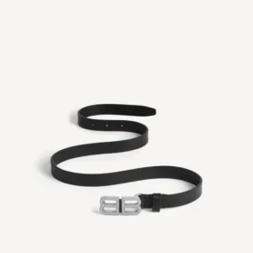 Dünner BB Hourglass-Gürtel für Damen in Schwarz