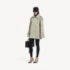 Doppelreihiger Trenchcoat für Damen in Hellbeige