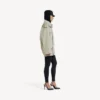 Doppelreihiger Trenchcoat für Damen in Hellbeige