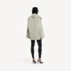 Doppelreihiger Trenchcoat für Damen in Hellbeige