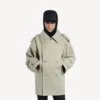 Doppelreihiger Trenchcoat für Damen in Hellbeige