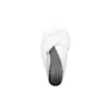 Drapierte flache Sandalen «Weiss» 636576WA2M09002