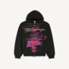 Dream-Hoodie mit Reissverschluss für Damen in Schwarz