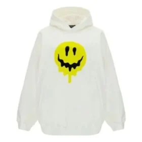 Drip Peace Hoodie, weite Passform «White» 651799TKVA2863932